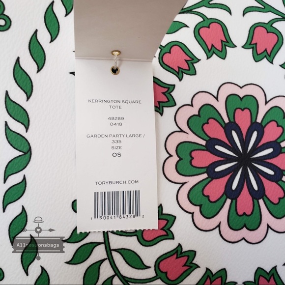 NWT Tory Burch Kerrington Square Large Tote Bag - Picture 5 of 5